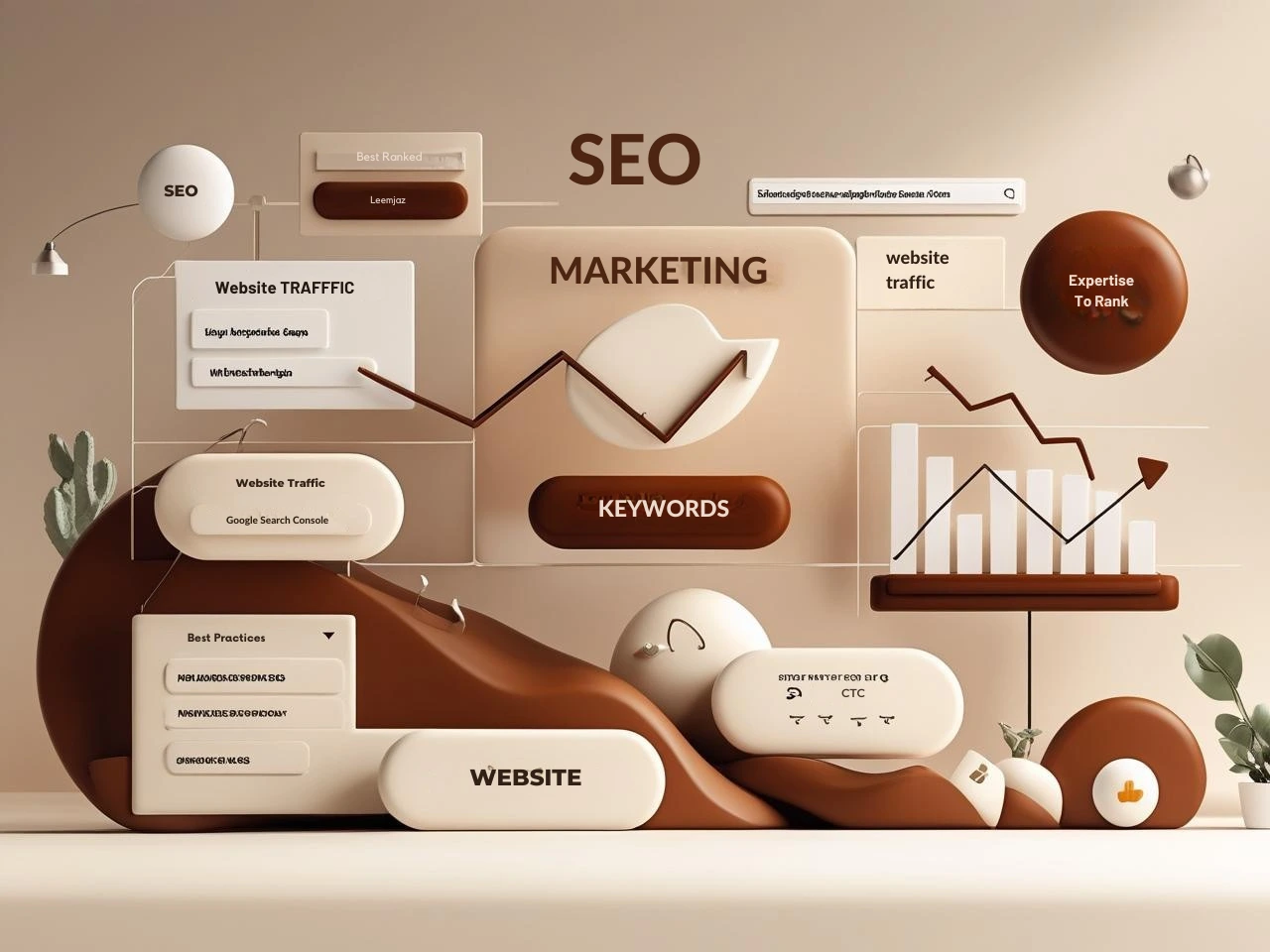 Leemjaz digital marketing experts optimizing your website to rank higher on search engines and drive organic traffic