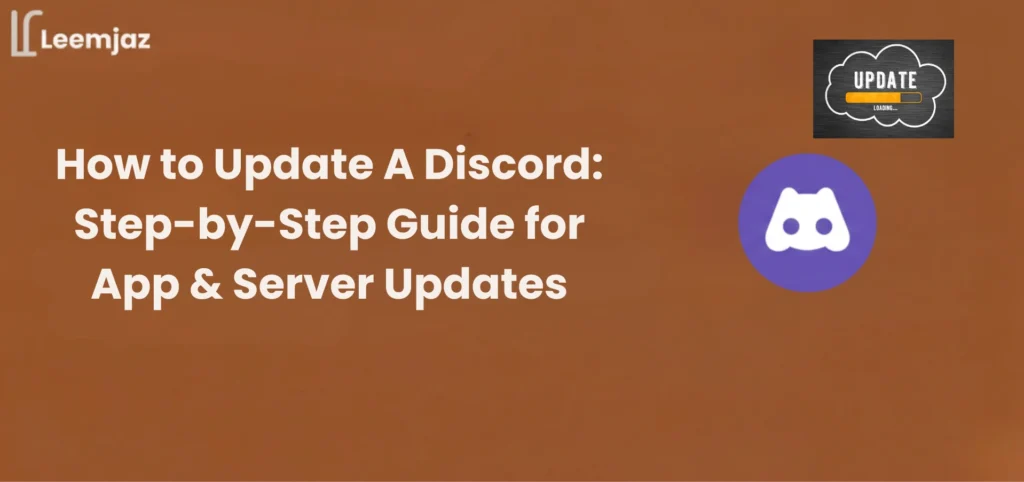 A step-by-step guide on how to update a Discord app and server settings for a better user experience and new features.