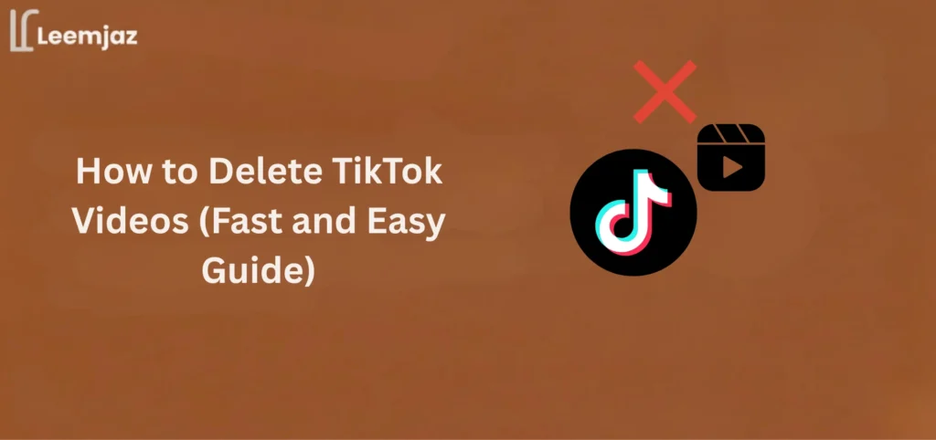 how to delete TikTok videos step by step guide on TikTok app screen