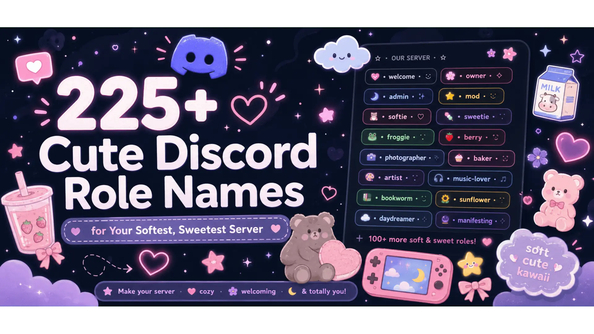 225+ Cute Discord Role Names for Your Softest, Sweetest Server | Leemjaz