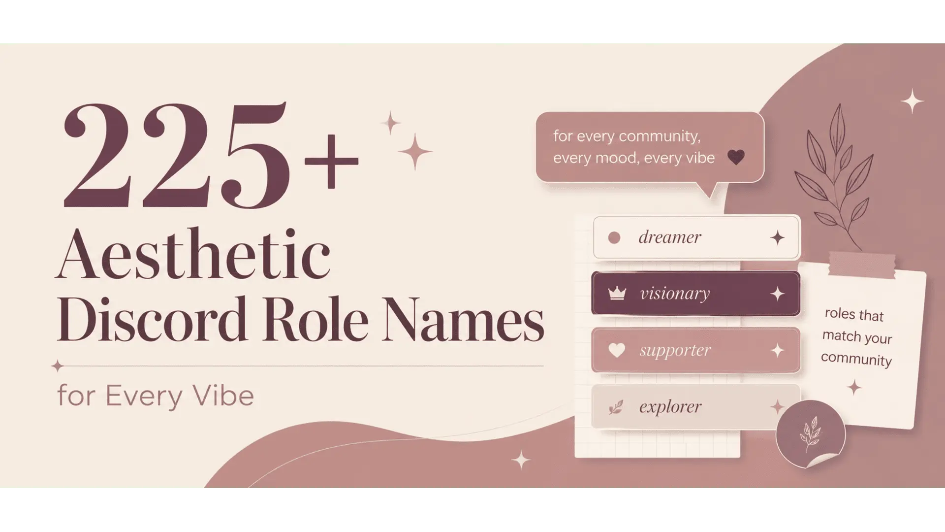 225+ Aesthetic Discord Role Names for Every Vibe | Leemjaz